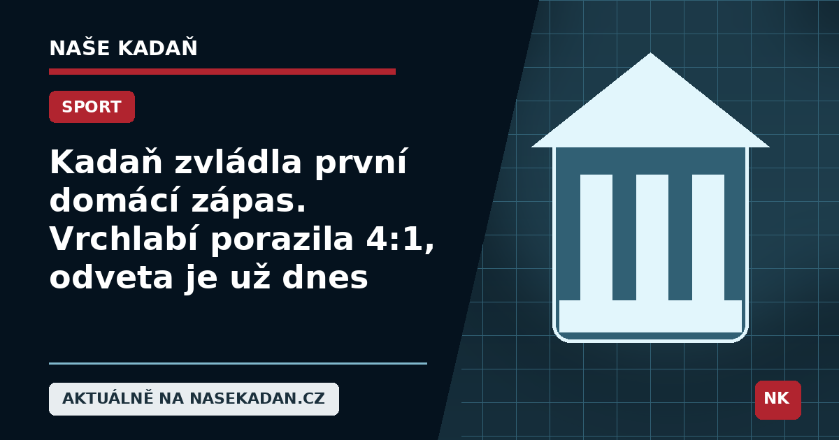SK Kadaň porazila HC Stadion Vrchlabí 4:1