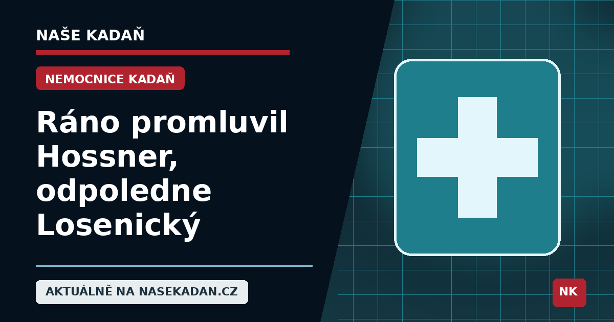 Redakční grafika Naše Kadaň k článku Ráno promluvil Hossner, odpoledne Losenický. U smluv tvrdí pravý opak, nově popsal policii i nástup Krušiny