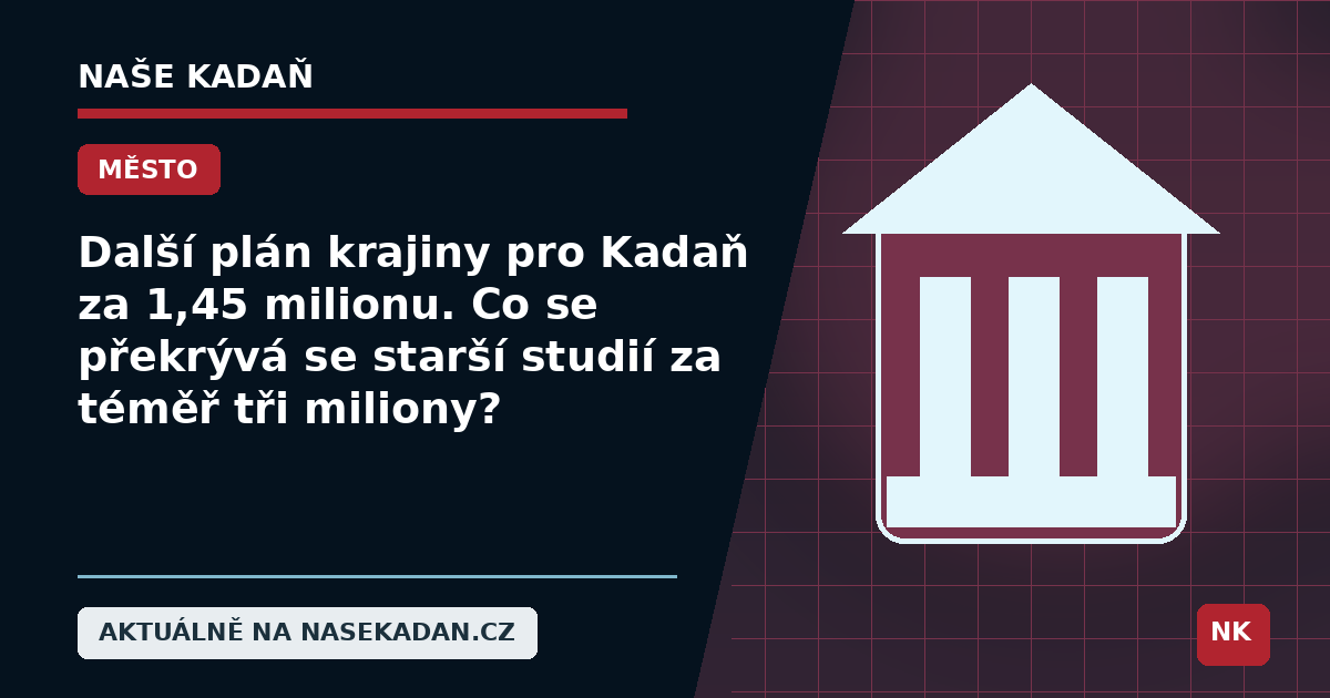 Redakční grafika k plánům krajiny a ekologické stability pro ORP Kadaň