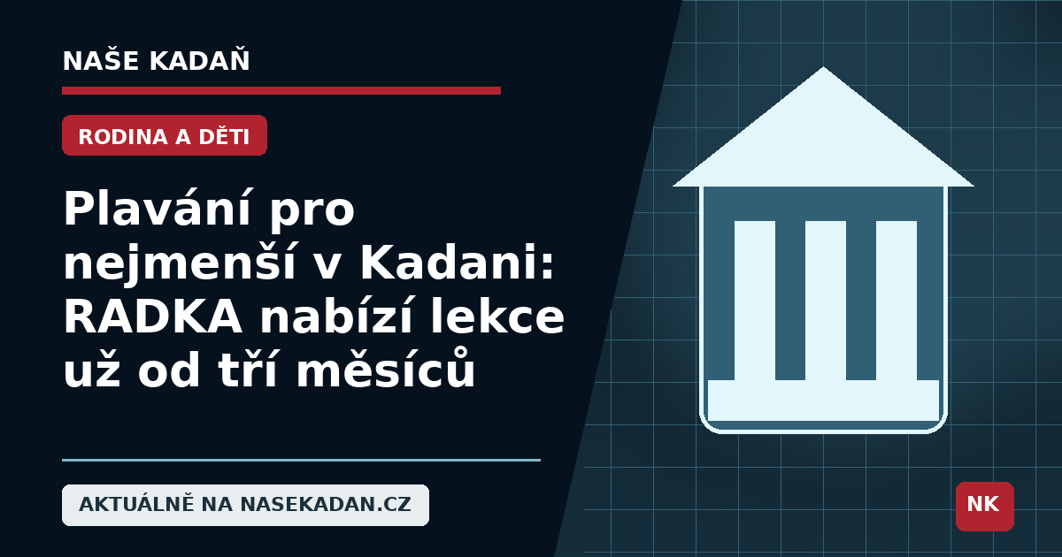 Plavání pro nejmenší v Kadani – Plavecké centrum RADKA